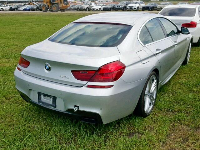 WBA6B2C59DD128255 - 2013 BMW 650 I SILVER photo 4