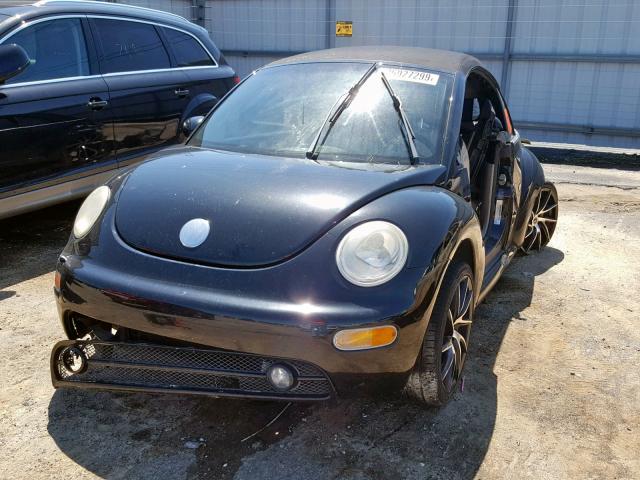 3VWCD31Y35M352854 - 2005 VOLKSWAGEN NEW BEETLE შავი ფოტო 2
