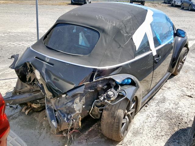 3VWCD31Y35M352854 - 2005 VOLKSWAGEN NEW BEETLE შავი ფოტო 4