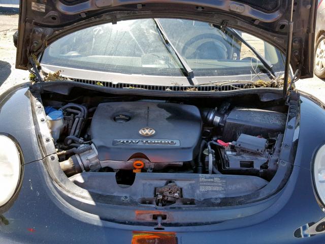 3VWCD31Y35M352854 - 2005 VOLKSWAGEN NEW BEETLE შავი ფოტო 7
