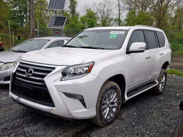 JTJBM7FXXJ5185279 - 2018 LEXUS GX WHITE photo 2