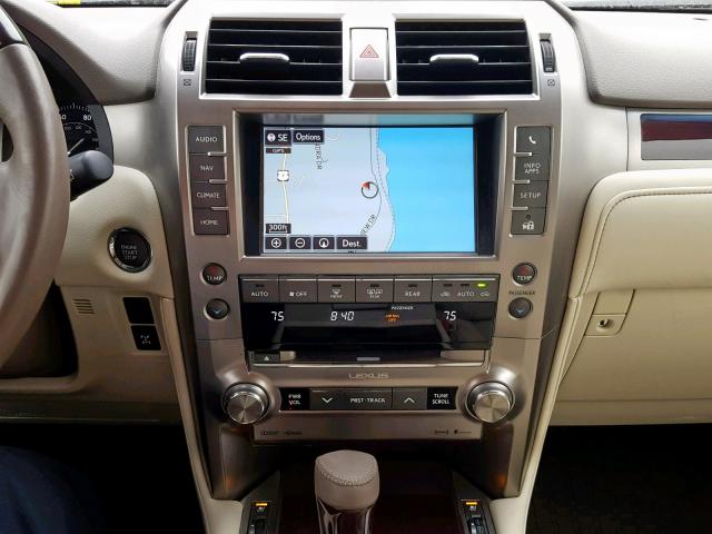 JTJBM7FXXJ5185279 - 2018 LEXUS GX WHITE photo 9