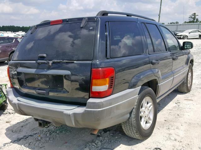 1J4GX48S62C316148 - 2002 JEEP GRAND CHER BLACK photo 4