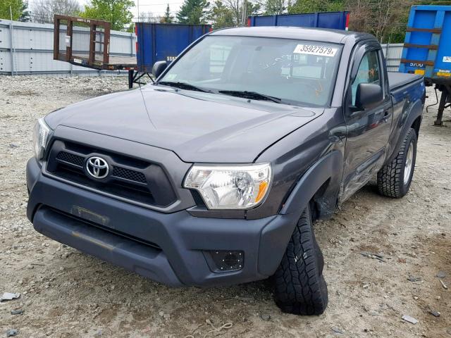 5TFPX4EN1EX019774 - 2014 TOYOTA TACOMA GRAY photo 2