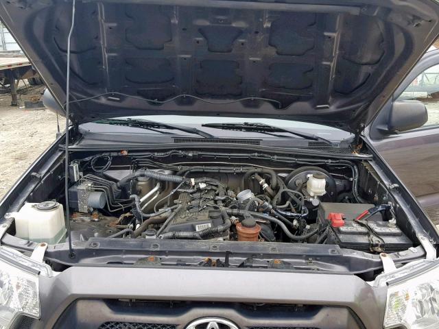 5TFPX4EN1EX019774 - 2014 TOYOTA TACOMA GRAY photo 7