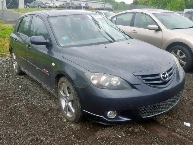 JM1BK343551326208 - 2005 MAZDA 3 HATCHBAC GRAY photo 1