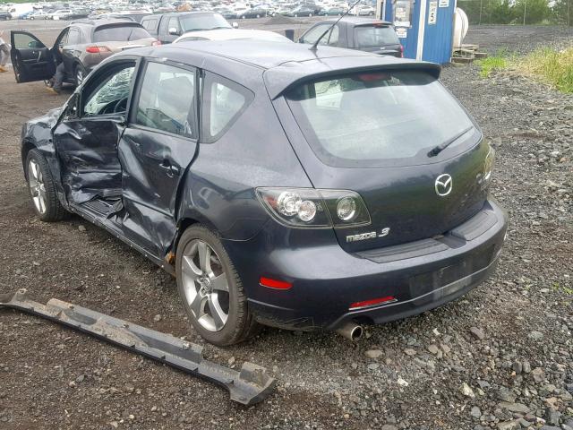 JM1BK343551326208 - 2005 MAZDA 3 HATCHBAC GRAY photo 3