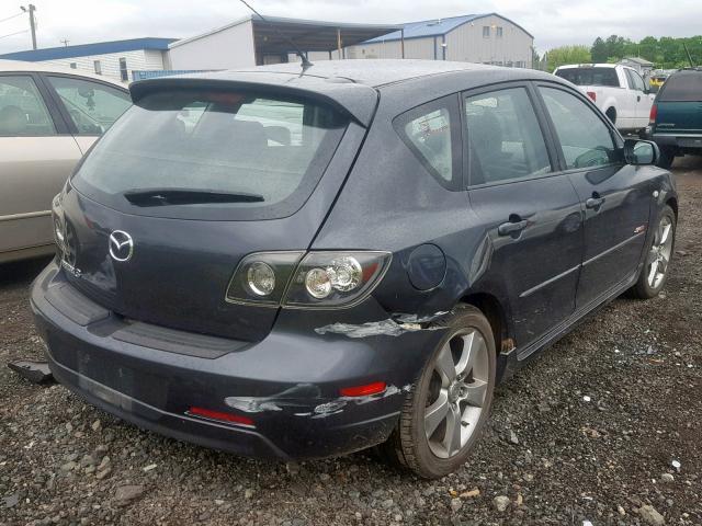 JM1BK343551326208 - 2005 MAZDA 3 HATCHBAC GRAY photo 4