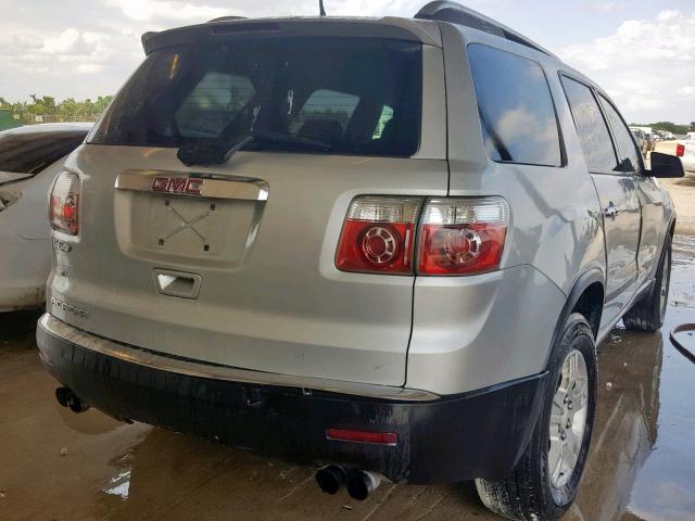 1GKER13D79J188723 - 2009 GMC ACADIA SLE SILVER photo 4