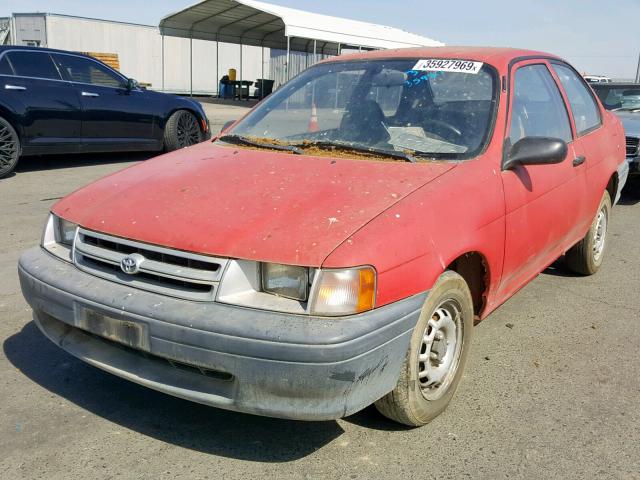 JT2EL46S7R0464650 - 1994 TOYOTA TERCEL STD RED photo 2