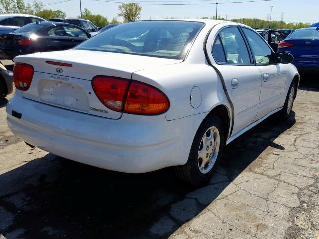 1G3NK52F64C118833 - 2004 OLDSMOBILE ALERO GX WHITE photo 4