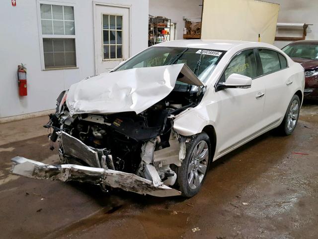 1G4GC5ED4BF177113 - 2011 BUICK LACROSSE C WHITE photo 2