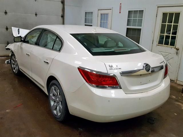 1G4GC5ED4BF177113 - 2011 BUICK LACROSSE C WHITE photo 3