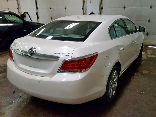 1G4GC5ED4BF177113 - 2011 BUICK LACROSSE C WHITE photo 4