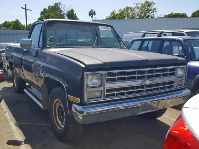 1GCGC24M0FJ121077 - 1985 CHEVROLET C20 BLUE photo 1