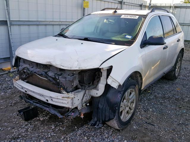 2FMDK3GC1BBA96585 - 2011 FORD EDGE SE WHITE photo 2