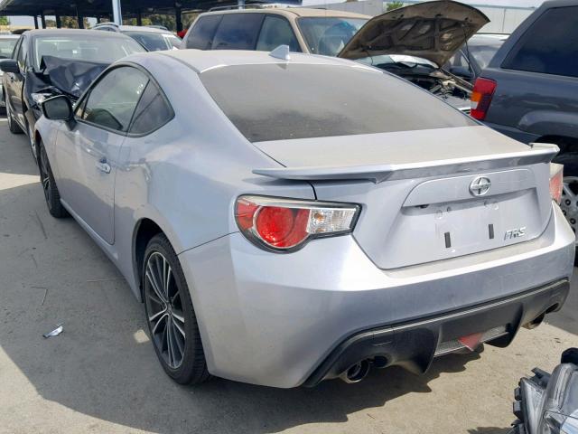 JF1ZNAA18G8709704 - 2016 TOYOTA SCION FR-S SILVER photo 3