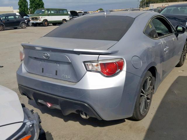 JF1ZNAA18G8709704 - 2016 TOYOTA SCION FR-S SILVER photo 4