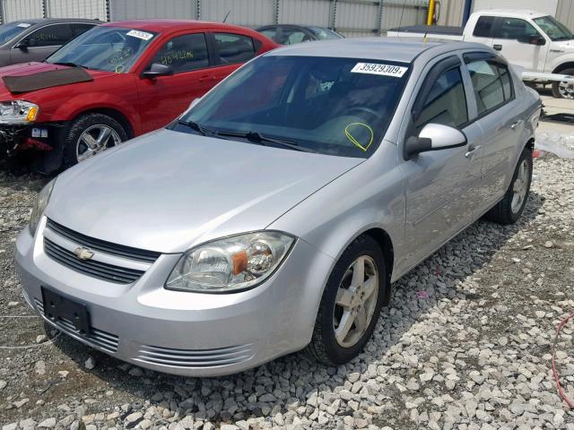 1G1AF5F56A7121328 - 2010 CHEVROLET COBALT 2LT SILVER photo 2