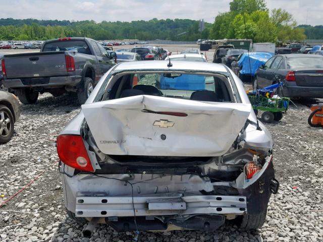 1G1AF5F56A7121328 - 2010 CHEVROLET COBALT 2LT SILVER photo 9