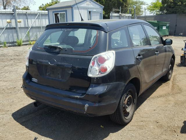 2T1KR32E24C256550 - 2004 TOYOTA COROLLA MA BLACK photo 4