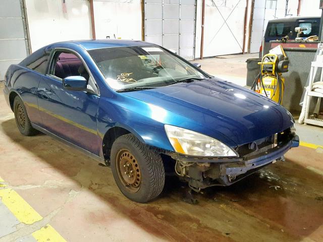 1HGCM72294A023528 - 2004 HONDA ACCORD LX BLUE photo 1