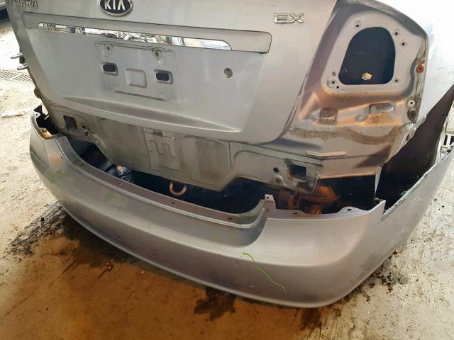 KNAFE121675423568 - 2007 KIA SPECTRA EX BLUE photo 9