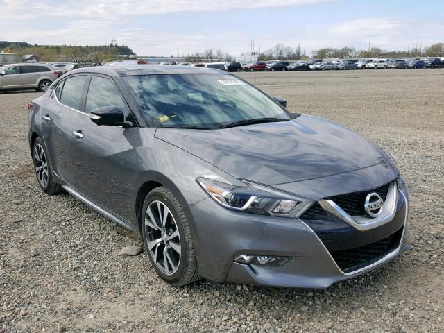 1N4AA6APXHC386314 - 2017 NISSAN MAXIMA 3.5 GRAY photo 1