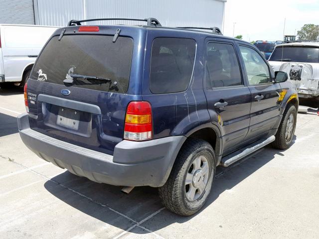 1FMCU93133KD19035 - 2003 FORD ESCAPE XLT BLUE photo 4