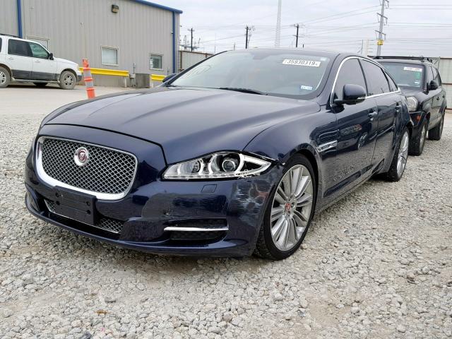 SAJWA2GTXEMV60676 - 2014 JAGUAR XJL SUPERC BLUE photo 2