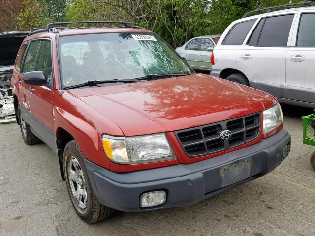 JF1SF6352WH750257 - 1998 SUBARU FORESTER L RED photo 1