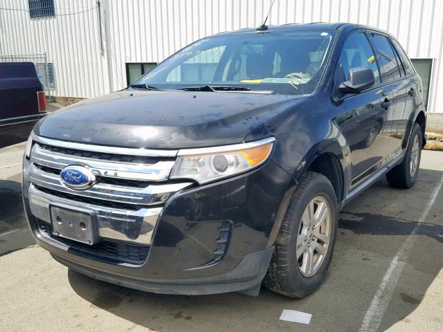 2FMDK3GC1BBB29553 - 2011 FORD EDGE SE BLACK photo 2