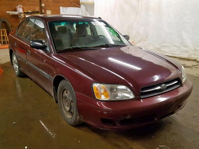 4S3BE635017210806 - 2001 SUBARU LEGACY L BURGUNDY photo 1