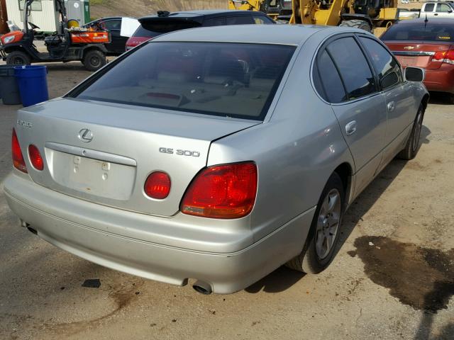 JT8BD69S310131184 - 2001 LEXUS GS 300 SILVER photo 4