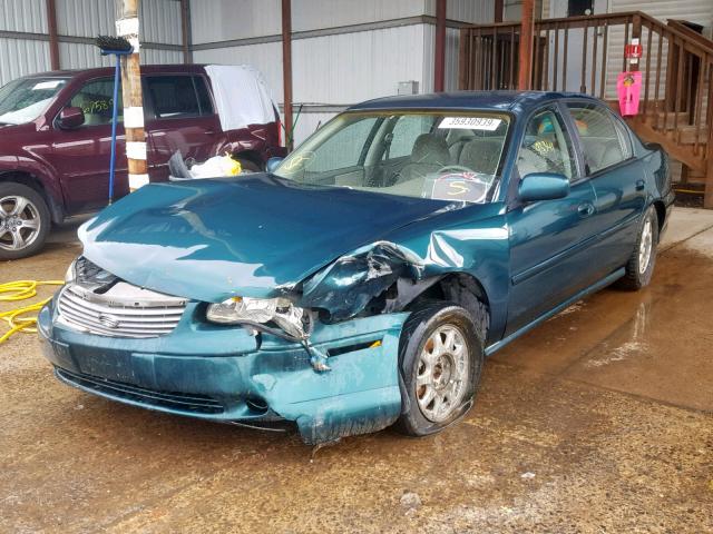1G1NE52M6V6162541 - 1997 CHEVROLET MALIBU LS GREEN photo 2