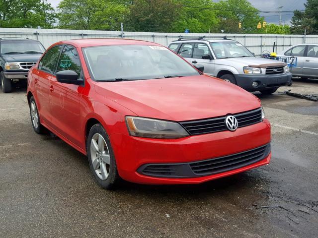 3VW2K7AJ3CM372319 - 2012 VOLKSWAGEN JETTA BASE RED photo 1