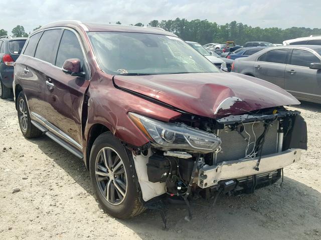 5N1DL0MNXKC518466 - 2019 INFINITI QX60 LUXE MAROON photo 1