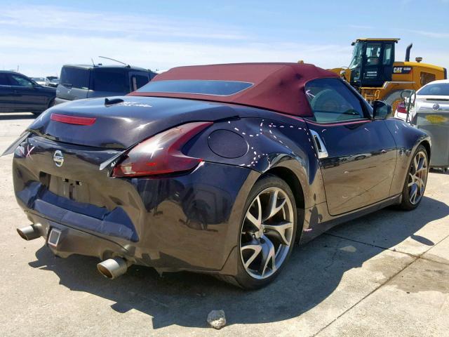 JN1AZ4FH9EM620847 - 2014 NISSAN 370Z BASE MAROON photo 4