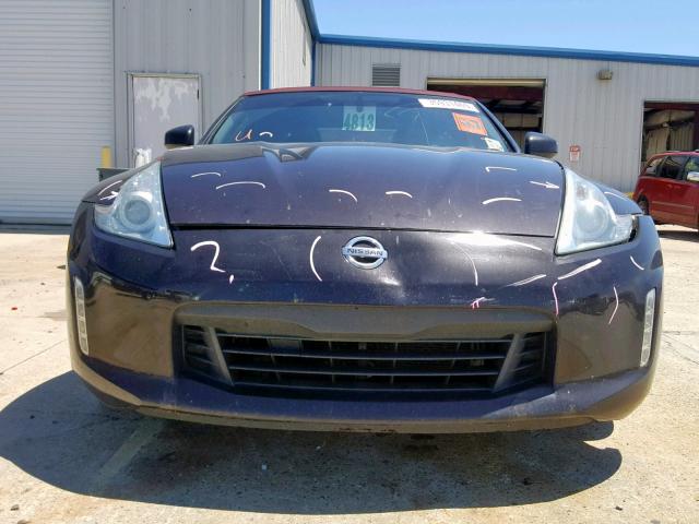 JN1AZ4FH9EM620847 - 2014 NISSAN 370Z BASE MAROON photo 9