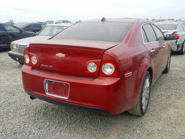1G1ZE5E00CF265249 - 2012 CHEVROLET MALIBU LTZ 红色 照片 4