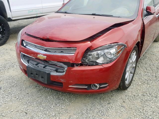 1G1ZE5E00CF265249 - 2012 CHEVROLET MALIBU LTZ 红色 照片 9