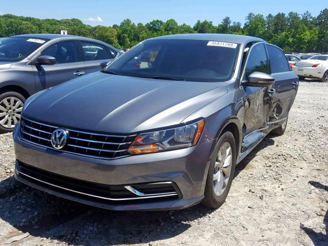 1VWAS7A34GC050048 - 2016 VOLKSWAGEN PASSAT S GRAY photo 2