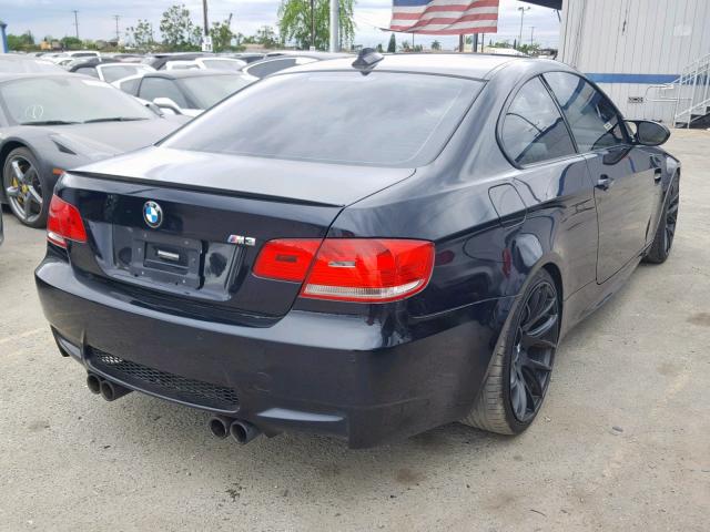 WBSWD93588PY41991 - 2008 BMW M3 BLACK photo 4