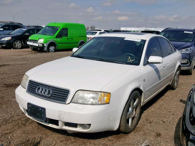 WAULD64BX3N064664 - 2003 AUDI A6 2.7T QU WHITE photo 2