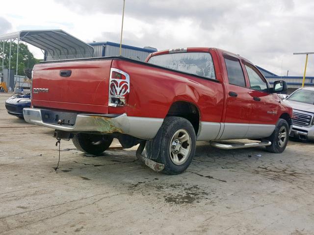 1D7HA18N64S740691 - 2004 DODGE RAM 1500 S RED photo 4