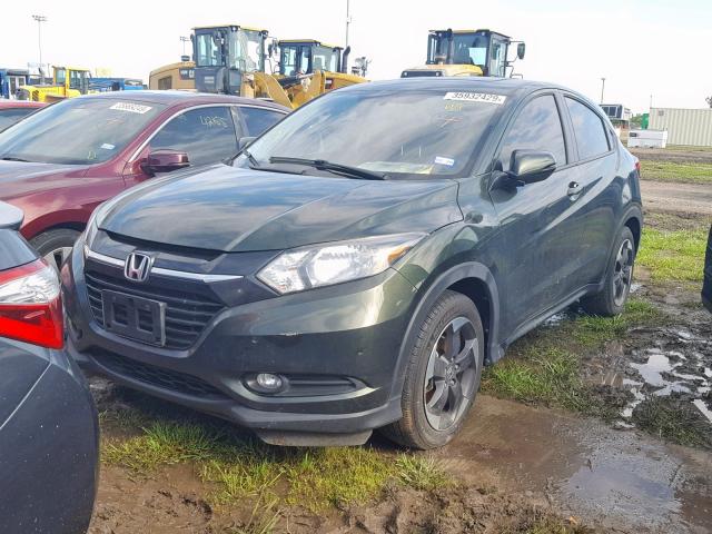 3CZRU5H56JG704171 - 2018 HONDA HR-V EX GREEN photo 2