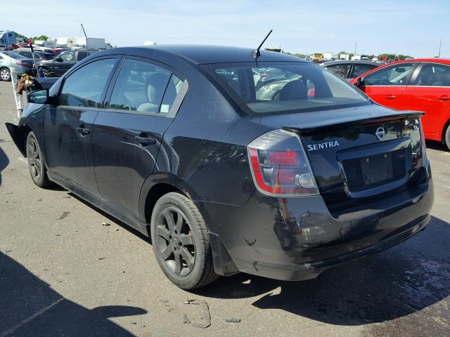 3N1AB6AP9BL636325 - 2011 NISSAN SENTRA 2.0 BLACK photo 3