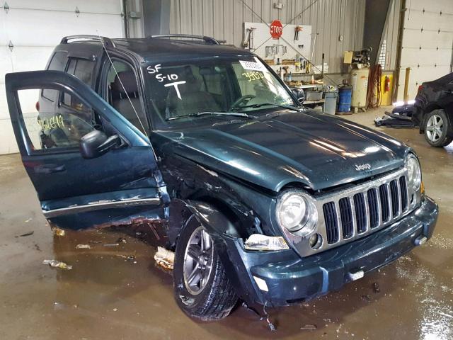 1J4GL58K65W712553 - 2005 JEEP LIBERTY LI GREEN photo 1