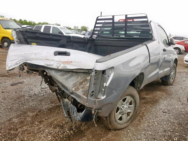 5TFLY5F19DX144534 - 2013 TOYOTA TUNDRA SILVER photo 4