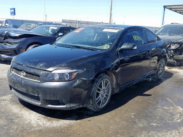 JTKDE177X50016315 - 2005 TOYOTA SCION TC შავი ფოტო 2